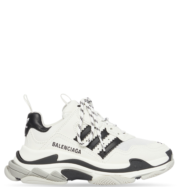  Giày Nữ Balenciaga x Adidas Triple S 'White' 