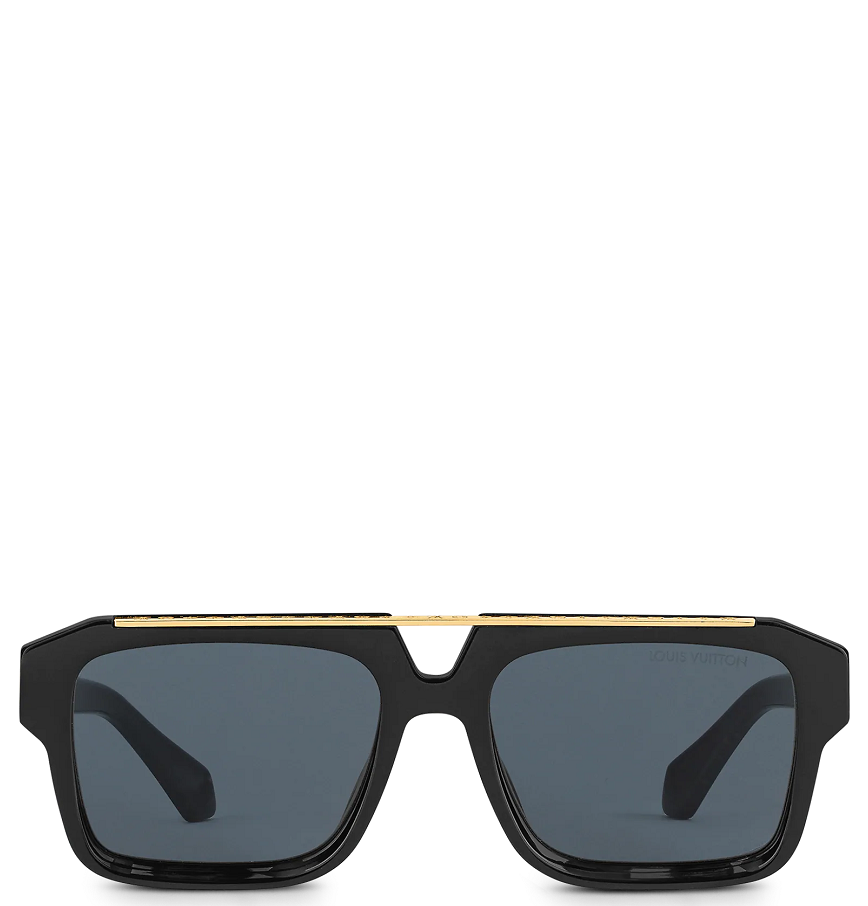 Kính Nam Louis Vuitton Mascot Pilot Square 'Black'
