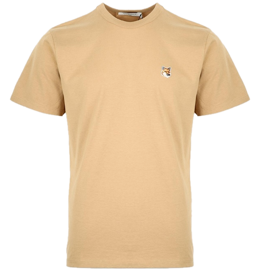  Áo Maison Kitsune Fox Head Patch 'Beige' 
