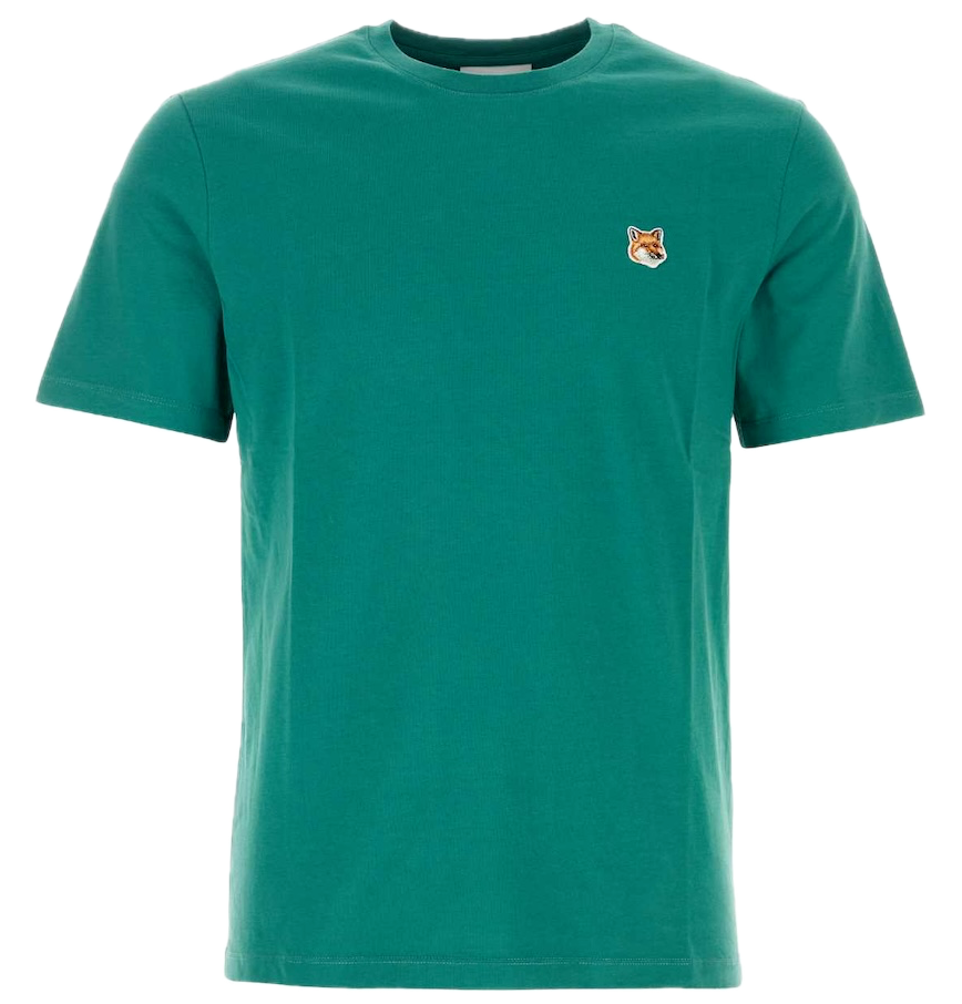 Áo Maison Kitsune Fox Head Patch 'Green' 