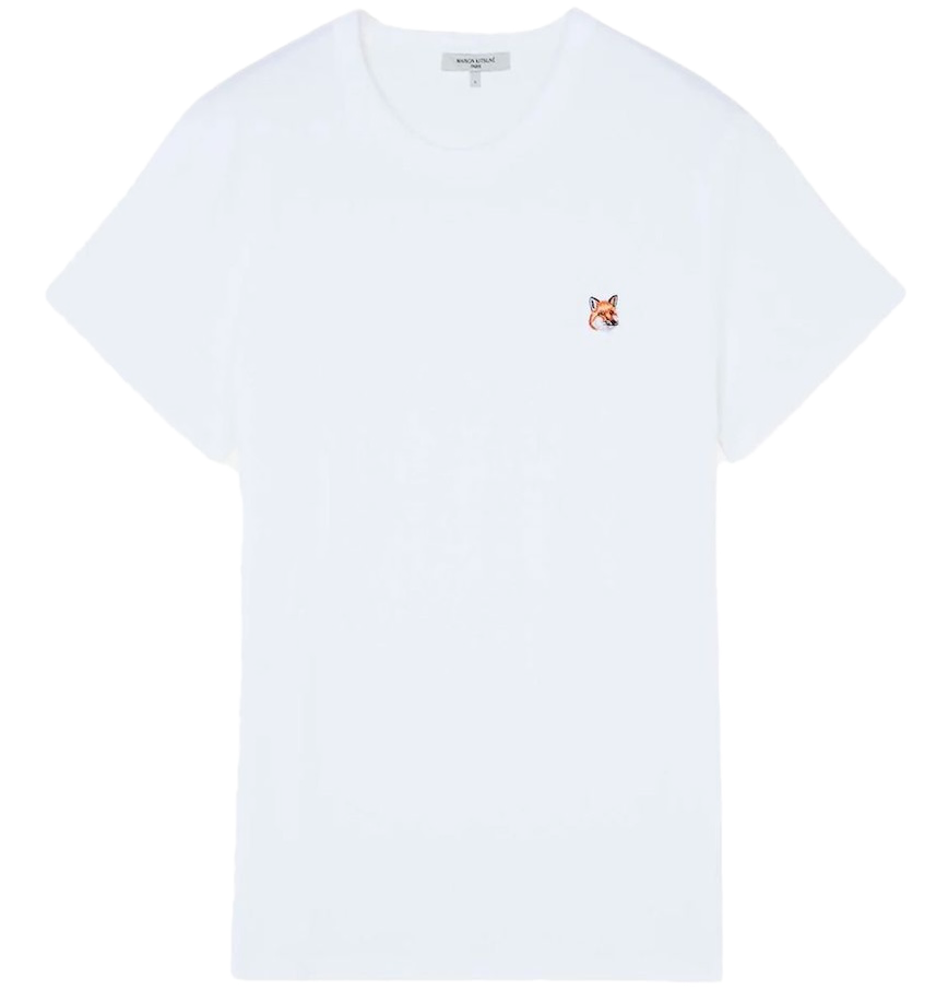  Áo Maison Kitsune Fox Head Patch 'White' 