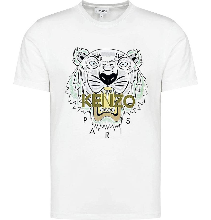  Áo Nam Kenzo Tiger Classic T-Shirt 'White' 