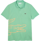 Áo Nam Lacoste Outline BIG CROC Polo 'Green' 