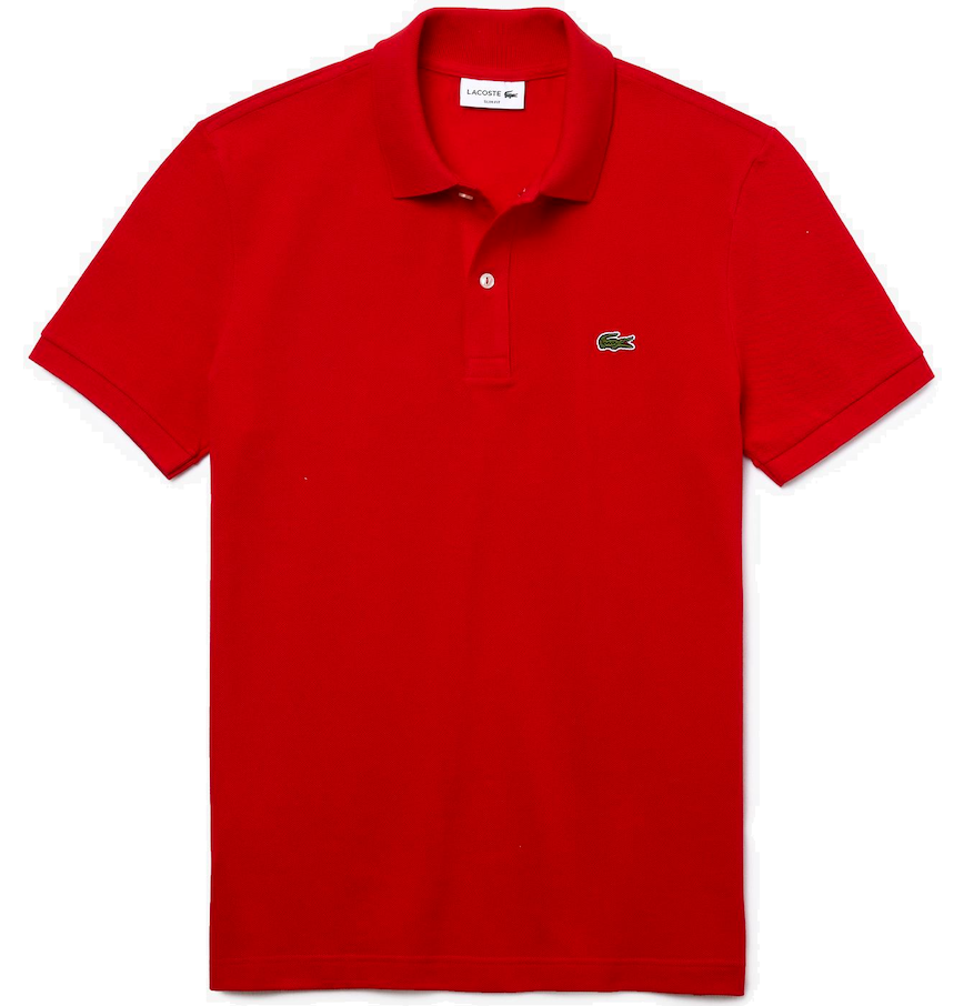  Áo Nam Lacoste Slim Fit Polo İn Petit Piqué 'Red' 