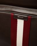  Balo Bally Code Backpack In Ebano Leather 'Brown' 