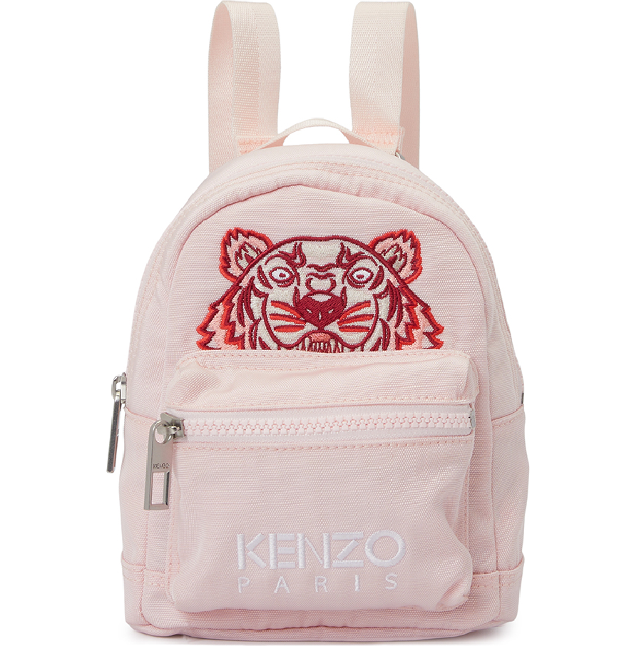  Balo Nữ Kenzo Tiger Mini Backpack 'Pink' 