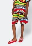  Dép Nam Dolce & Gabbana Rubber Slides 'Red' 