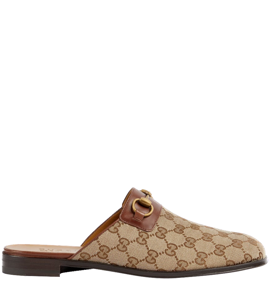 Dép Nam Gucci GG Horsebit Slipper 'Ebony' 719749-FAA0U-9768