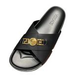  Dép Nam Versace Medusa Logo 'Black' 