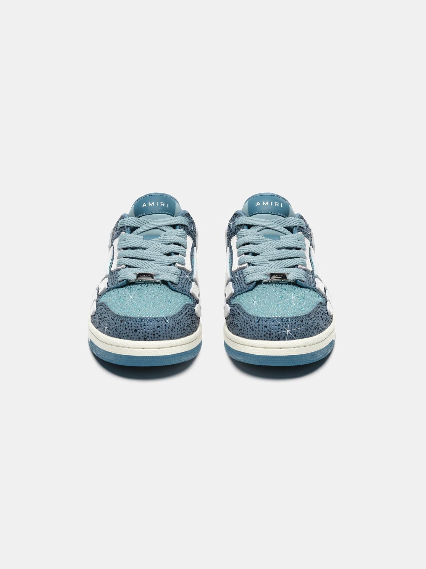 Giày Nam Amiri Crystal Skel-top Low 'Blue' 