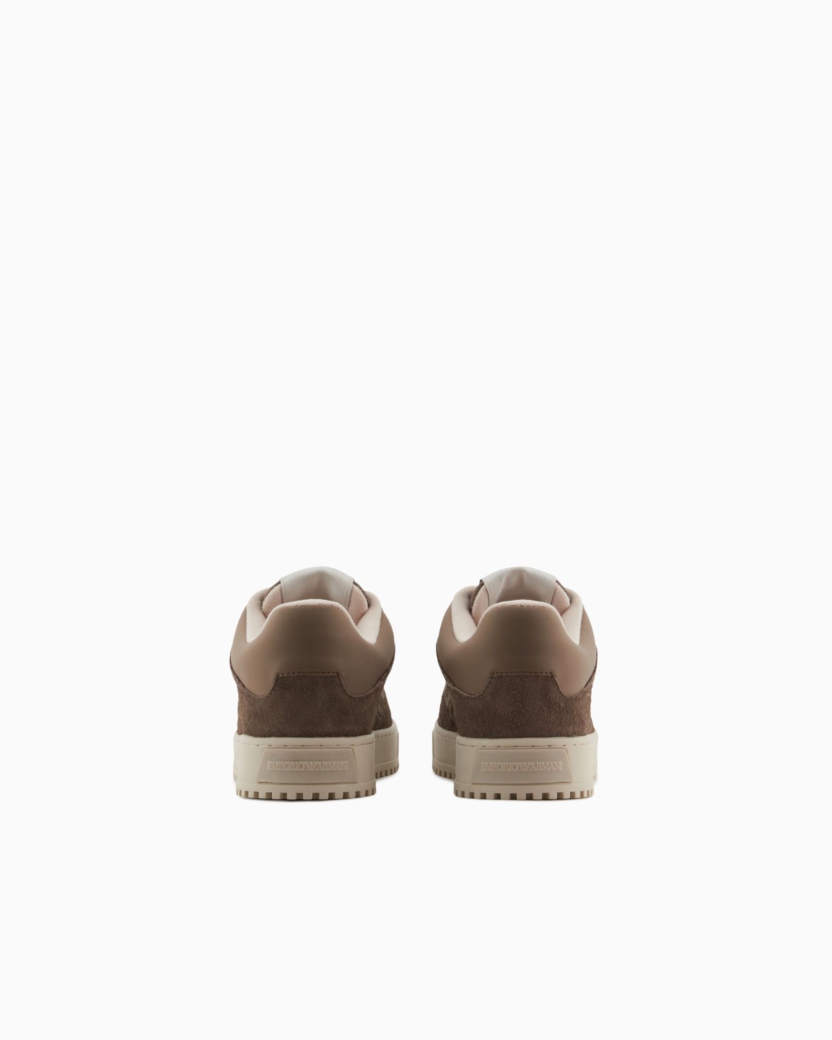  Giày Nam Armani Sneakers Jacquard 'Brown' 