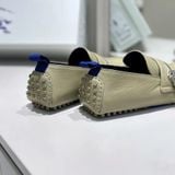  Giày Nam Burberry Sage Leather Zip Detail 'Green' 