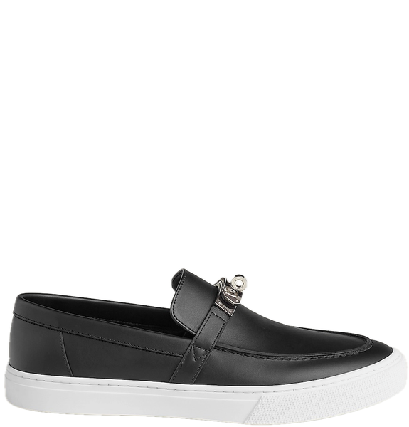  Giày Nam Hermes Game Slip-on Sneaker 'Black' 