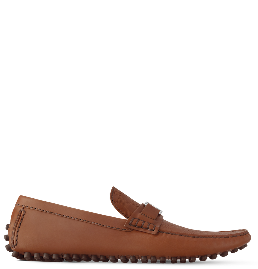  Giày Nam Louis Vuitton Hockenheim Moccasins 'Cognac' 