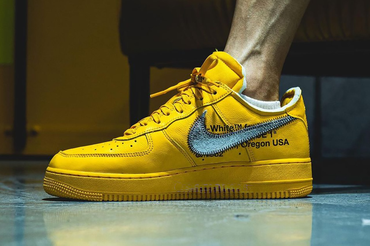  Giày Nike Air Force 1 Low 'Off-White ICA Gold' 