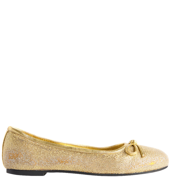  Giày Nữ Balenciaga Leopold Ballerina 'Gold' 