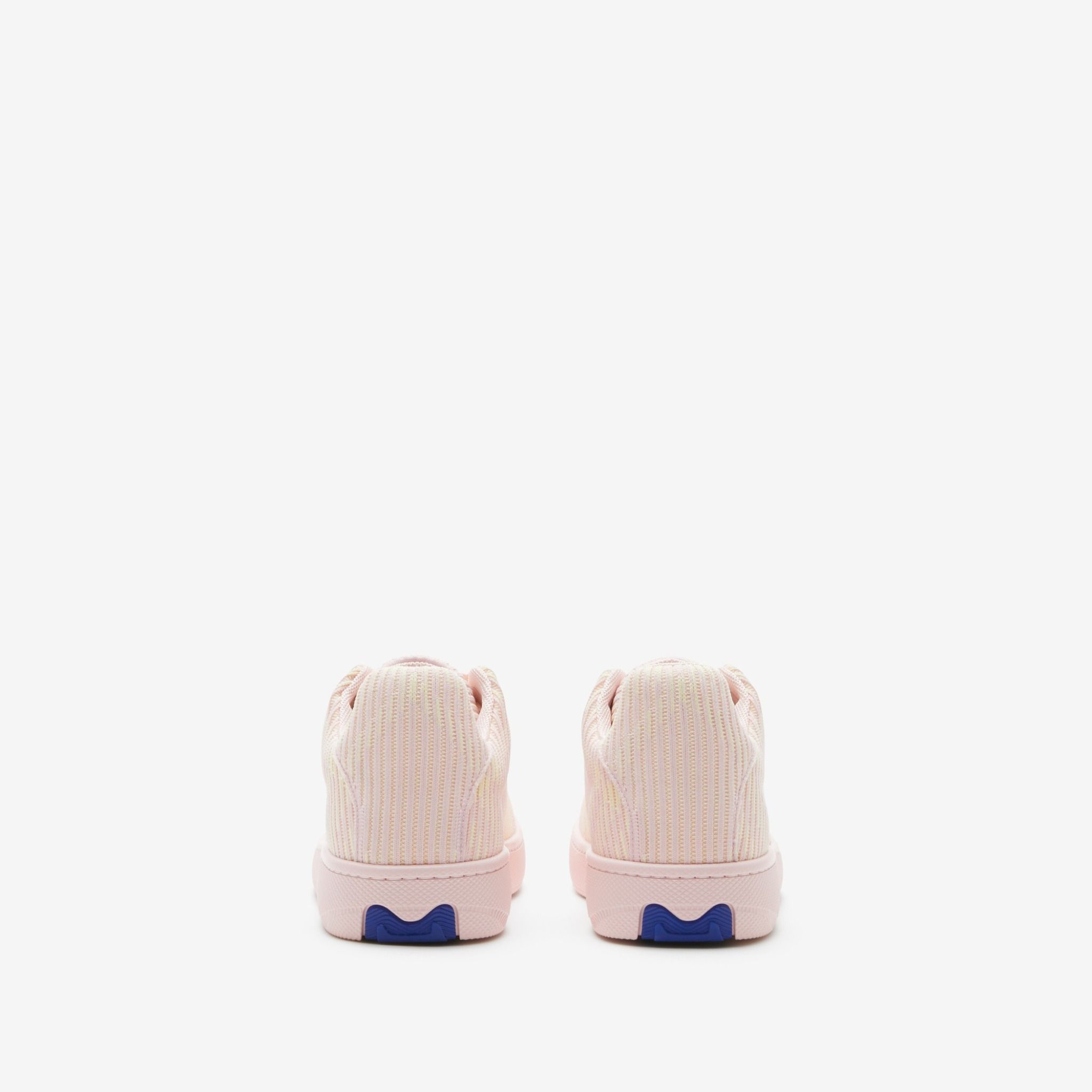  Giày Nữ Burberry Check Knit Box Sneakers 'Cameo' 