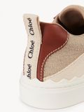  Giày Nữ Chloe Lauren Sneaker 'White & Brown' 