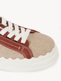  Giày Nữ Chloe Lauren Sneaker 'White & Brown' 