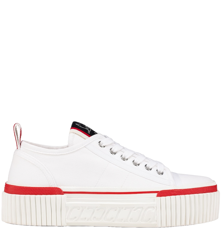  Giày Nữ Christian Louboutin Super Pedro 'White' 