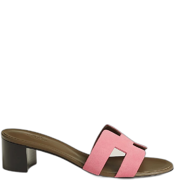  Giày Nữ Hermes Oasis Sandal 'Rose Du Désert' 