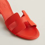  Giày Nữ Hermes Oasis Sandal 'Rouge Jaipur' 