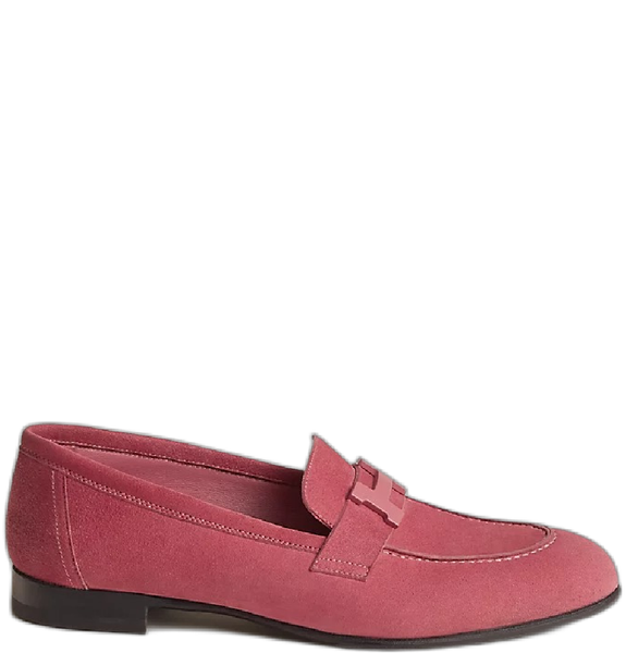  Giày Nữ Hermes Paris Loafer 'Rose Aphrodite' 