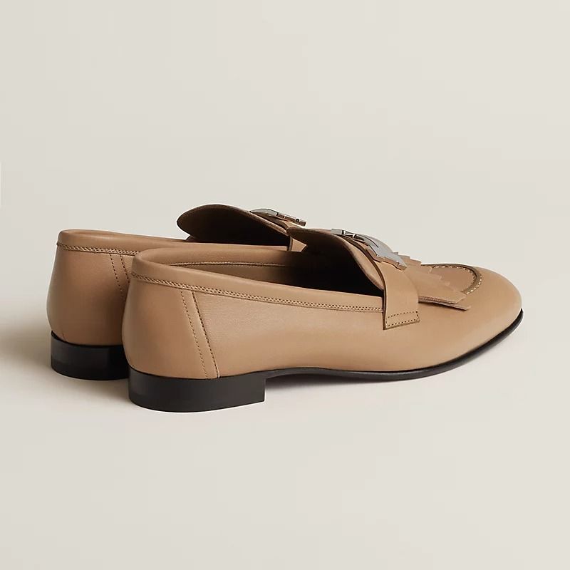  Giày Nữ Hermes Royal Loafer 'Beige Argile' 