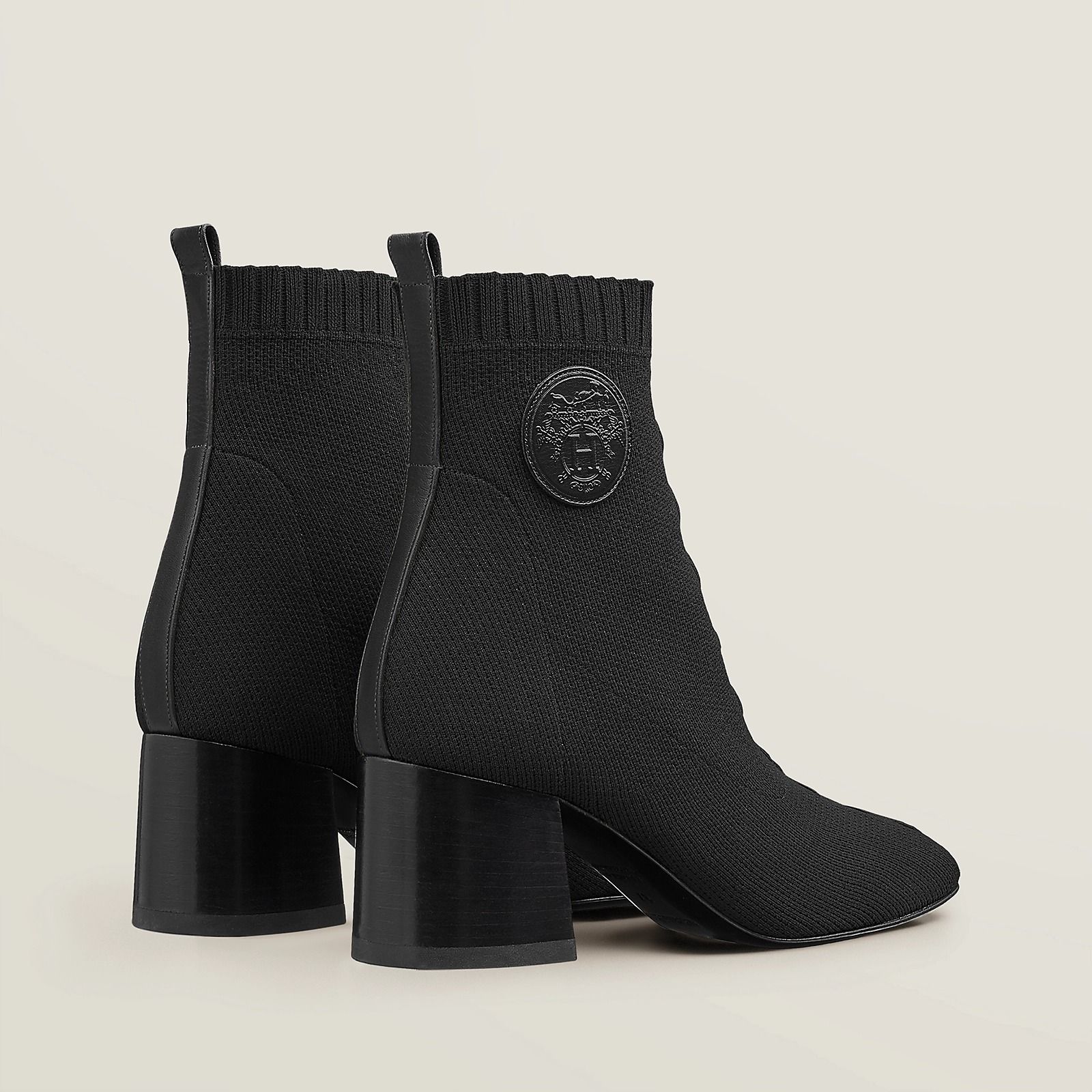  Giày Nữ Hermes Volver 60 Ankle Boot 'Noir' 