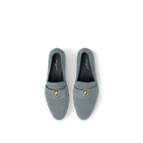  Giày Nữ Louis Vuitton LV Capri Loafers 'Blue Grey' 
