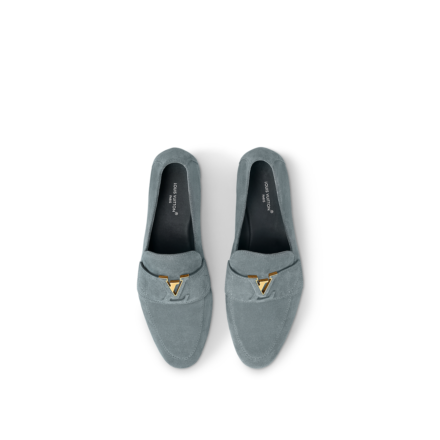  Giày Nữ Louis Vuitton LV Capri Loafers 'Blue Grey' 