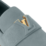  Giày Nữ Louis Vuitton LV Capri Loafers 'Blue Grey' 