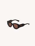  Kính Chloe Gayia Sunglasses 'Dark Havana' 