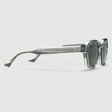 Kính Gucci Oval Frame Sunglasses 'Grey' 