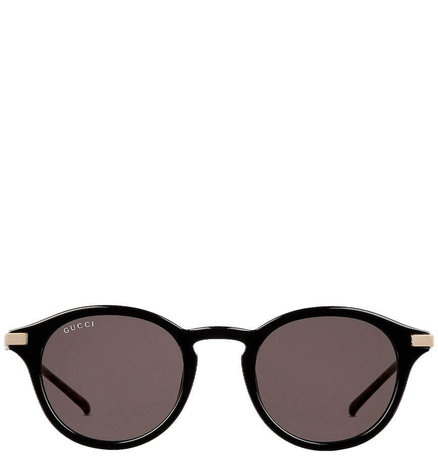  Kính Gucci Round Frame Sunglasses 'Black' 
