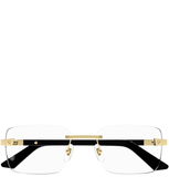  Kính Nam Cartier Santos Eyeglasses 'Black Gold' 