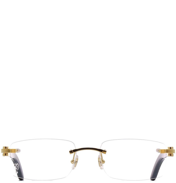  Kính Nam Cartier Signature C Eyeglasses 'Brown' 