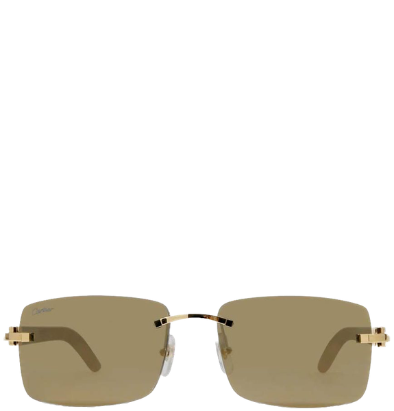  Kính Nam Cartier Signature C Sunglasses 'Gold' 