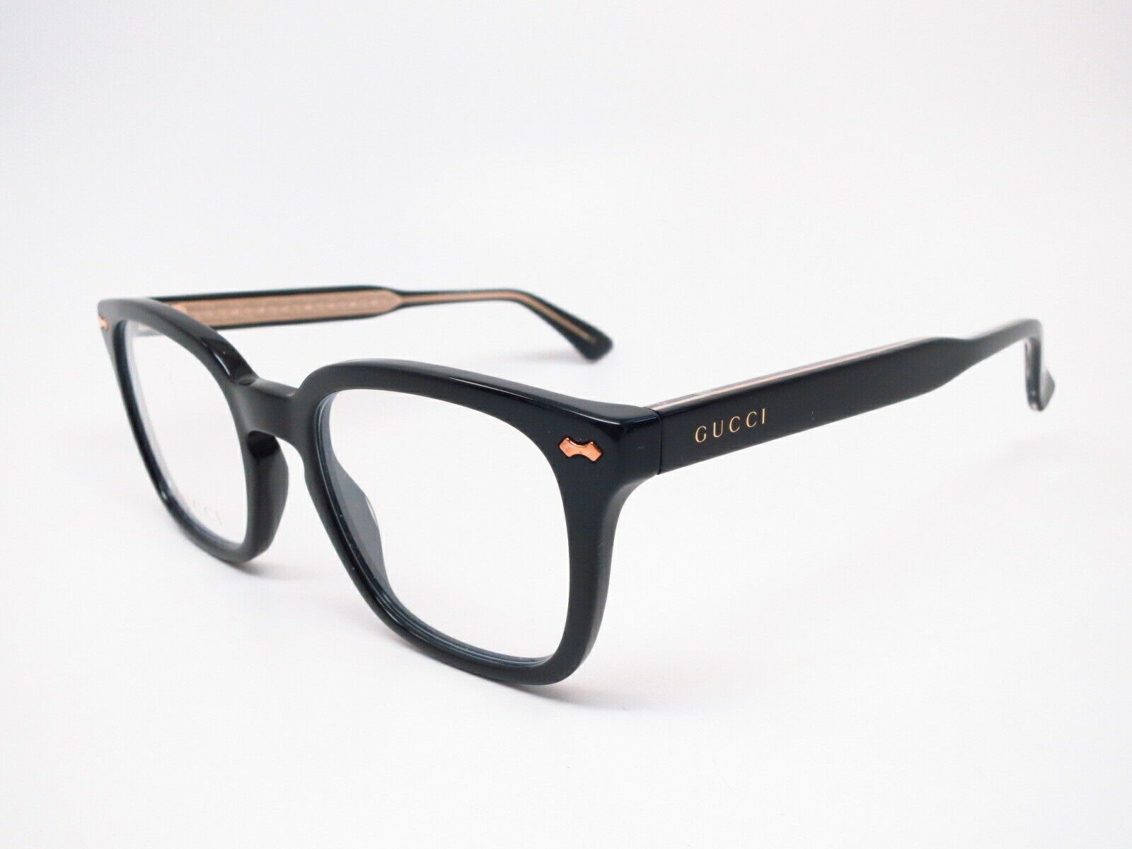 Kính Nữ Gucci Rectangular Eyeglasses 'Black' GG0184O-001 – LUXITY