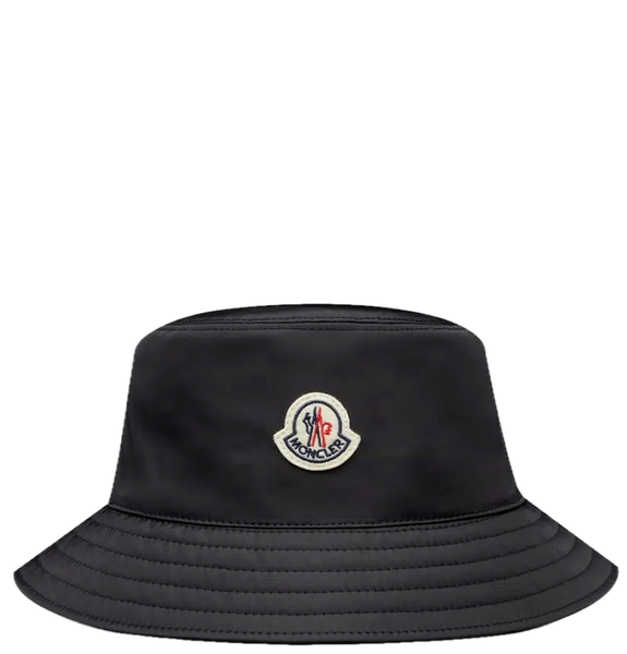  Mũ Nam Moncler Logo Bucket Hat 'Black' 