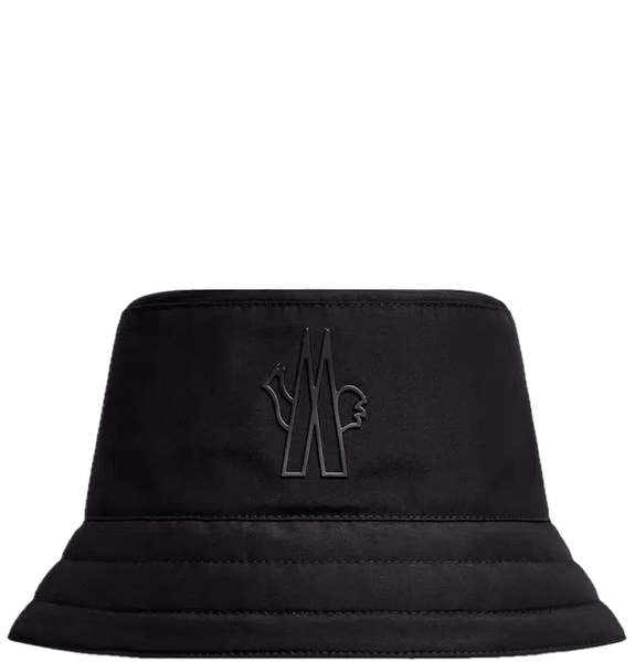  Mũ Nam Moncler Logo Bucket Hat 'Black' 
