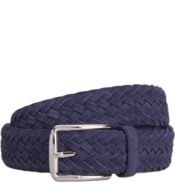  Thắt Lưng Nam Tod's Belt In Suede 'Blue' 