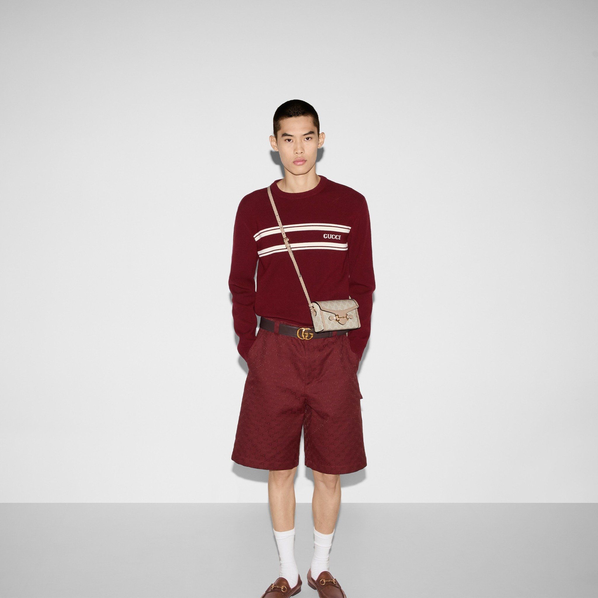  Túi Gucci Horsebit 1955 Mini Bag 'Beige' 