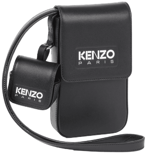  Túi Kenzo Emboss Leather Phone Case 'Black' 