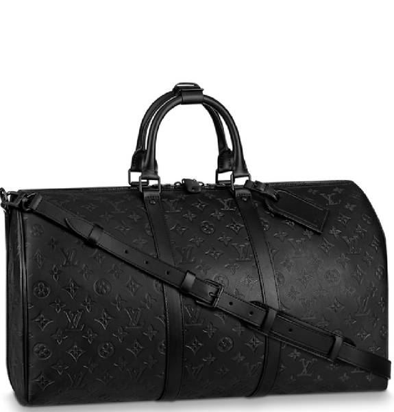  Túi Nam Louis Vuitton Keepall Bandoulière 50 'Black' 