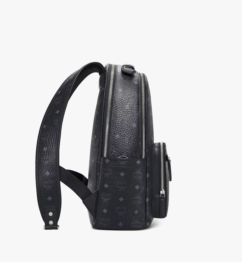  Balo Nam MCM Stark Backpack Visetos 'Black' 