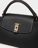  Túi Nữ Bally Layka Leather Top Handle Bag 'Black' 