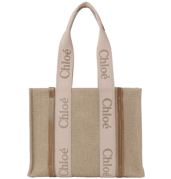 Túi Nữ Chloe Woody Tote Bag 'Blushy Beige' 