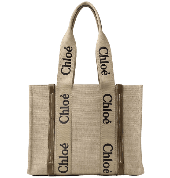  Túi Nữ Chloe Woody Tote Bag 'Bronze Brown' 