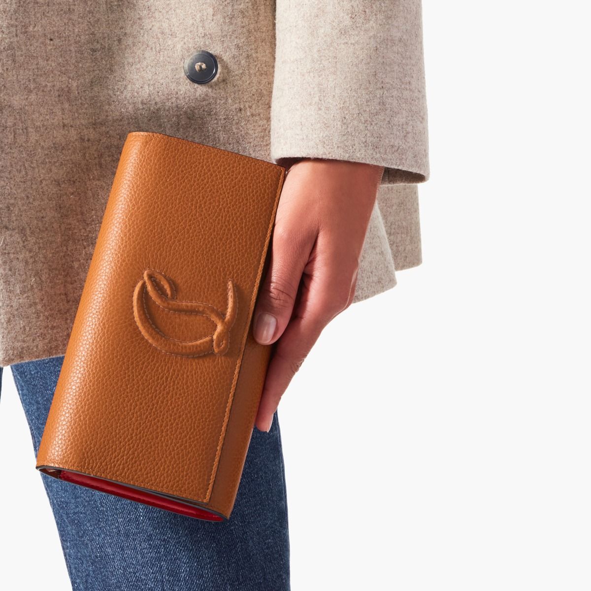  Túi Nữ Christian Louboutin By My Side 'Cuoio' 